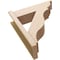 Ekena Millwork 8-in W x 26-in D x 30-in H Funston Trad Rough Cedar Woodgrain TimberThane Outlooker, Primed Tan OUTUR080X26X30FST04RCPR - alternate 5
